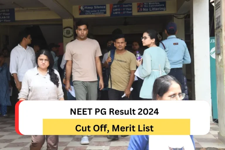 NEET PG Result 2024, Cut Off Marks, Scorecard & Merit List @natboard.edu.in